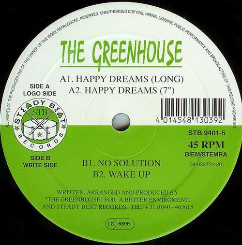 Cover The Greenhouse - Happy Dreams (12) Schallplatten Ankauf