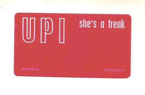 Cover UPI - She's A Freak (12) Schallplatten Ankauf
