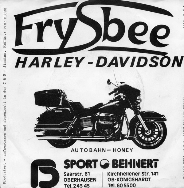 Cover Frysbee - Harley-Davidson / Autobahn Honey (7) Schallplatten Ankauf