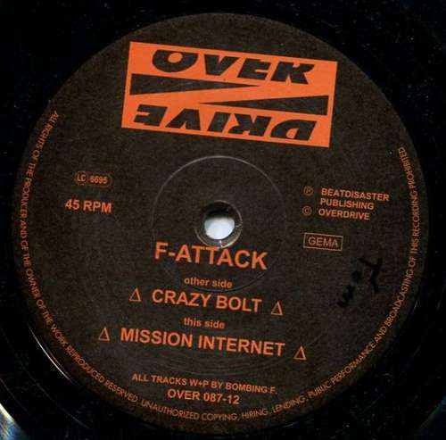 Cover F-Attack - Crazy Bolt (12) Schallplatten Ankauf