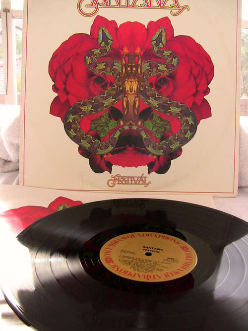 Cover Santana - Festival (LP, Album, Quad) Schallplatten Ankauf