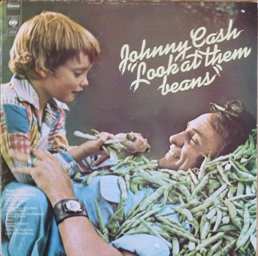 Cover Johnny Cash - Look At Them Beans (LP, Album) Schallplatten Ankauf
