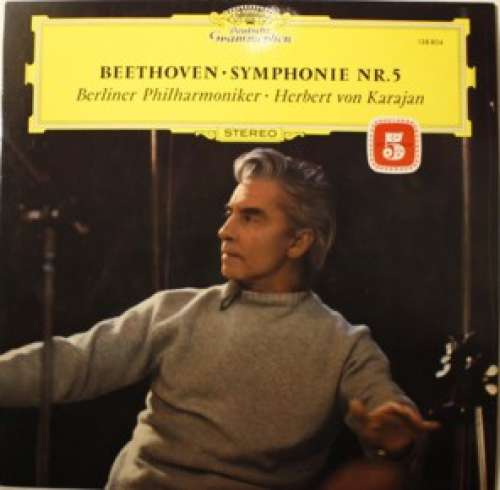 Cover Beethoven* - Berliner Philharmoniker • Herbert von Karajan - Symphonie Nr.5 (LP, RE) Schallplatten Ankauf