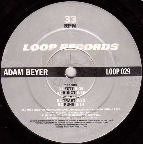 Cover Adam Beyer - Slang EP (12, EP) Schallplatten Ankauf