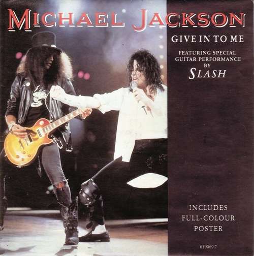 Cover Michael Jackson - Give In To Me (7, Single, Pos) Schallplatten Ankauf
