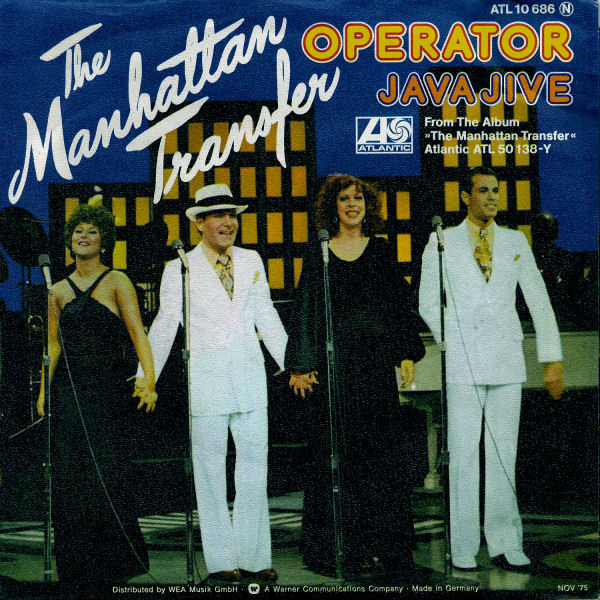 Cover The Manhattan Transfer - Operator (7, Single) Schallplatten Ankauf