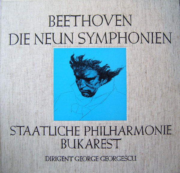 Cover Beethoven* - Staatliche Philharmonie Bukarest*, George Georgescu - Die Neun Symphonien (Box + 6xLP) Schallplatten Ankauf