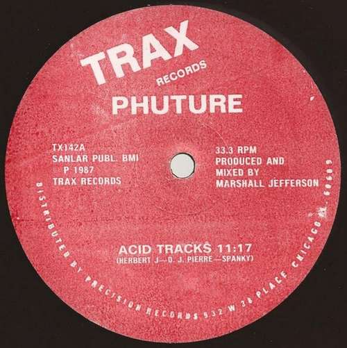 Cover Phuture - Acid Tracks (12, Red) Schallplatten Ankauf