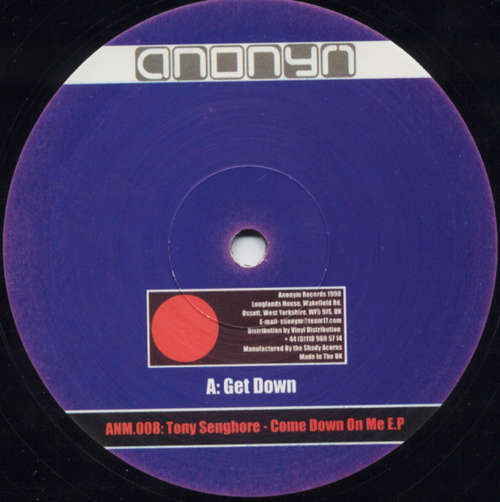 Cover Tony Senghore - Come Down On Me E.P (12, EP) Schallplatten Ankauf