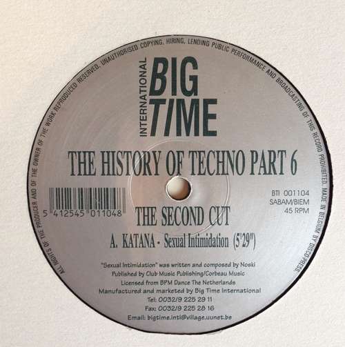 Cover The History Of Techno Part 6 - The Second Cut Schallplatten Ankauf