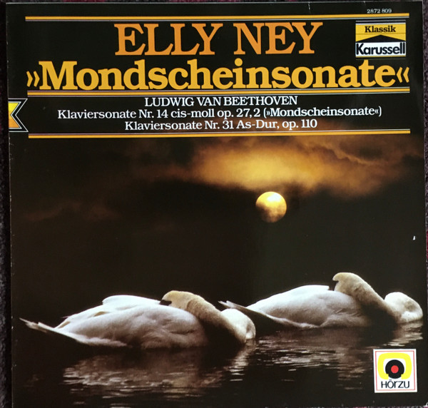 Cover Ludwig Van Beethoven / Elly Ney - Mondscheinsonate (LP, Mono, RE) Schallplatten Ankauf