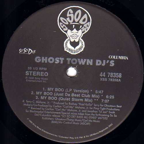Cover Ghost Town DJ's - My Boo (12) Schallplatten Ankauf