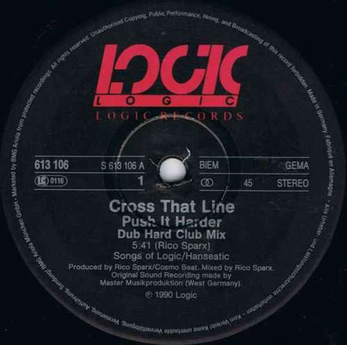 Cover Cross That Line - Push It Harder (12) Schallplatten Ankauf