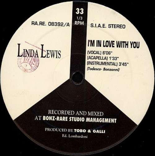 Cover Linda Lewis (2) - I'm In Love With You (12) Schallplatten Ankauf