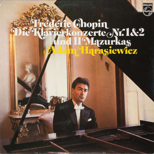 Cover Frédéric Chopin, Adam Harasiewicz - Die Klavierkonzerte Nr.1 & 2 und 11 Mazurkas (2xLP) Schallplatten Ankauf