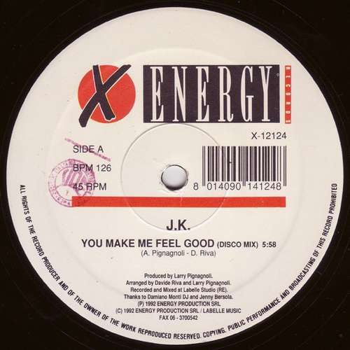 Cover J.K. - You Make Me Feel Good (12) Schallplatten Ankauf