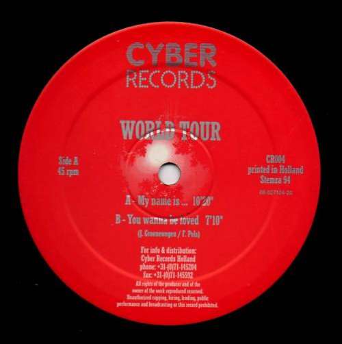 Cover World Tour - My Name Is ... / You Wanna Be Loved (12) Schallplatten Ankauf