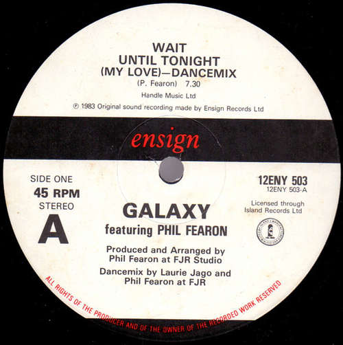 Cover Galaxy (4) Featuring Phil Fearon - Wait Until Tonight (My Love) (12, Single) Schallplatten Ankauf