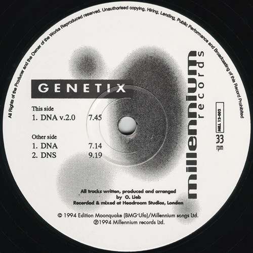 Cover Genetix (2) - DNA v2.0 (12) Schallplatten Ankauf