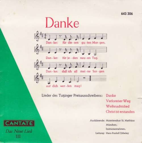 Cover Motettenchor St. Matthäus München* - Das Neue Lied III (7) Schallplatten Ankauf