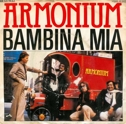 Cover Armonium - Bambina Mia (7, Single) Schallplatten Ankauf