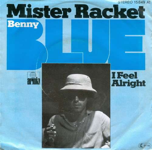 Cover Benny Blue - Mister Racket (7, Single) Schallplatten Ankauf