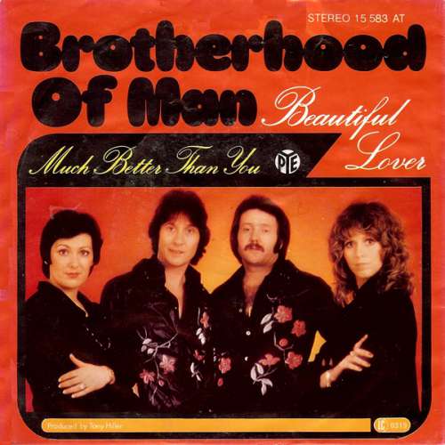 Cover Brotherhood Of Man - Beautiful Lover (7, Single) Schallplatten Ankauf