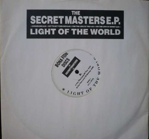 Cover Light Of The World - The Secret Masters E.P. (12, EP) Schallplatten Ankauf