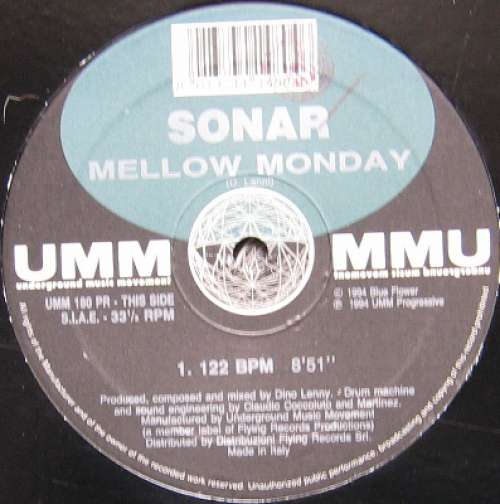 Cover Sonar (3) - Mellow Monday (12) Schallplatten Ankauf