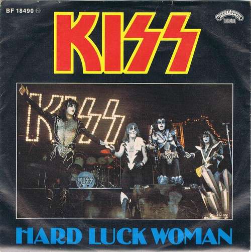 Cover Kiss - Hard Luck Woman (7, Single) Schallplatten Ankauf