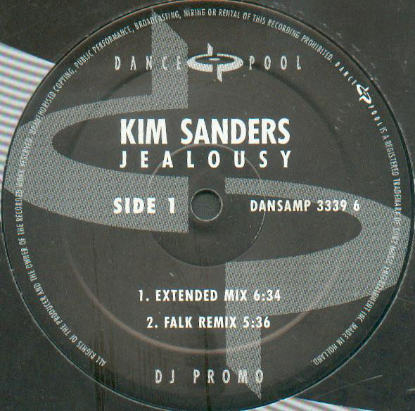 Cover Kim Sanders - Jealousy (12, Promo) Schallplatten Ankauf