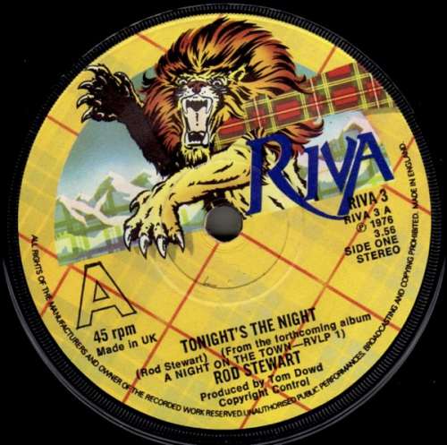 Cover Rod Stewart - Tonight's The Night (7, Single, Sol) Schallplatten Ankauf