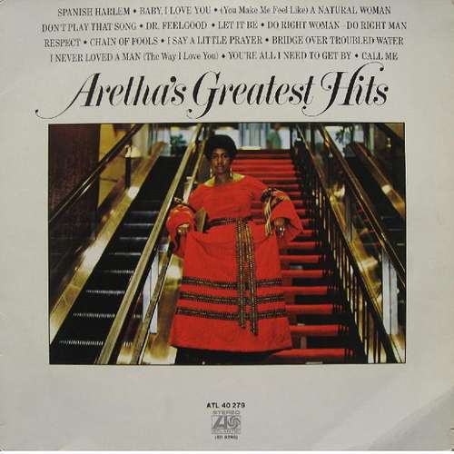 Cover Aretha's Greatest Hits Schallplatten Ankauf