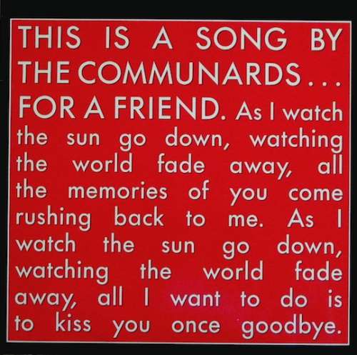 Cover The Communards - For A Friend (12, Single) Schallplatten Ankauf