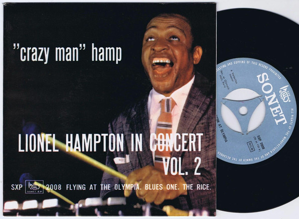 Cover Lionel Hampton - Crazy Man Hamp - Lionel Hampton In Concert (Vol. 2) (7, EP) Schallplatten Ankauf