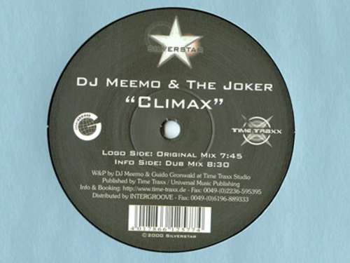 Cover DJ Meemo & The Joker - Climax (12) Schallplatten Ankauf