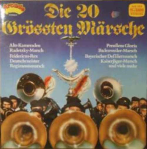 Cover Paul Biste - Die 20 Größten Märsche (LP) Schallplatten Ankauf