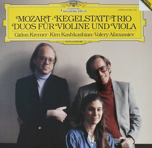 Cover Mozart* - Gidon Kremer • Kim Kashkashian • Valery Afanassiev - Kegelstatt-Trio / Duos Für Violine Und Viola (LP) Schallplatten Ankauf