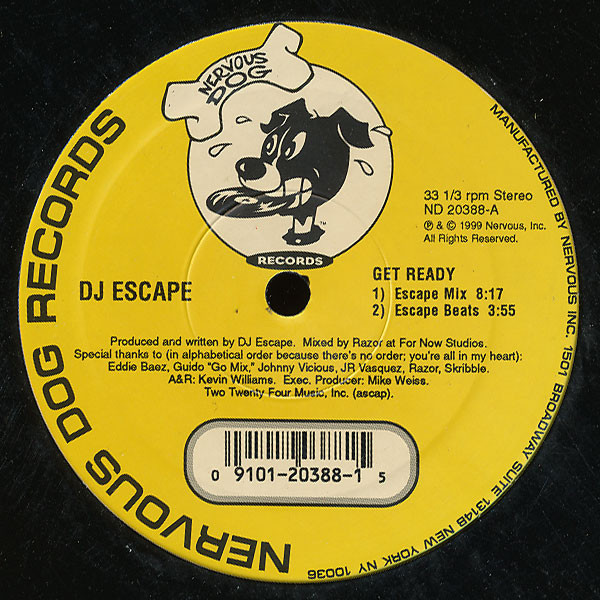 Cover DJ Escape - Get Ready (12) Schallplatten Ankauf