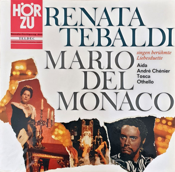 Cover Renata Tebaldi, Mario del Monaco - Berühmte Liebesduette (LP, Album, Comp, Mono) Schallplatten Ankauf