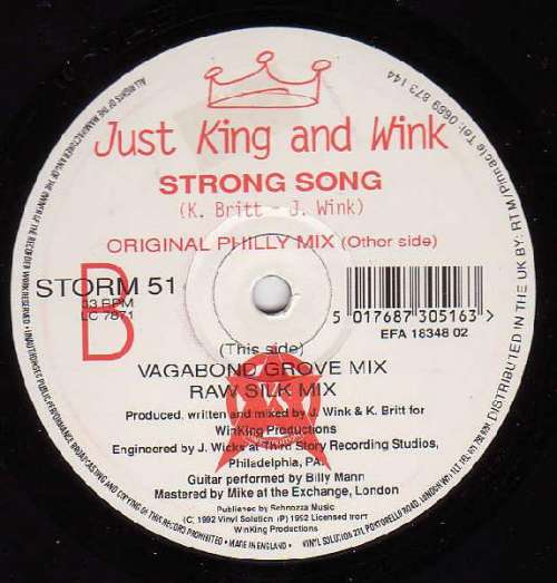 Cover Just King And Wink - Strong Song (12) Schallplatten Ankauf