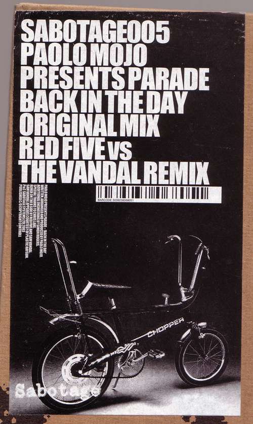 Cover Back In The Day Schallplatten Ankauf