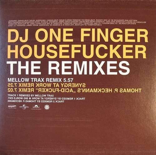 Cover Housefucker (The Remixes) Schallplatten Ankauf