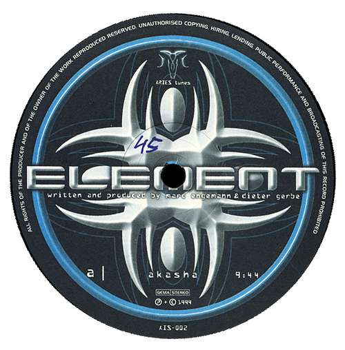 Cover Element - Akasha / Element (12) Schallplatten Ankauf