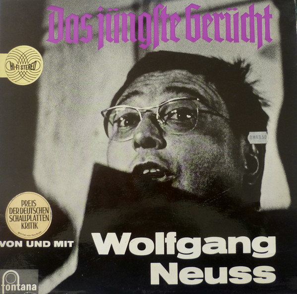 Cover Wolfgang Neuss - Das Jüngste Gerücht (LP, RP) Schallplatten Ankauf