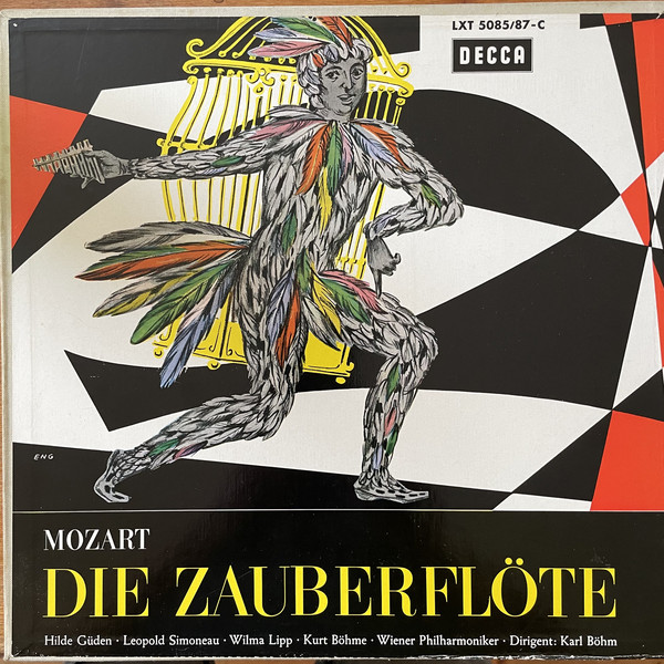 Cover Mozart*, Hilde Güden, Leopold Simoneau, Wilma Lipp, Kurt Böhme, Karl Böhm, Wiener Philharmoniker - Die Zauberflöte (3xLP, Mono) Schallplatten Ankauf