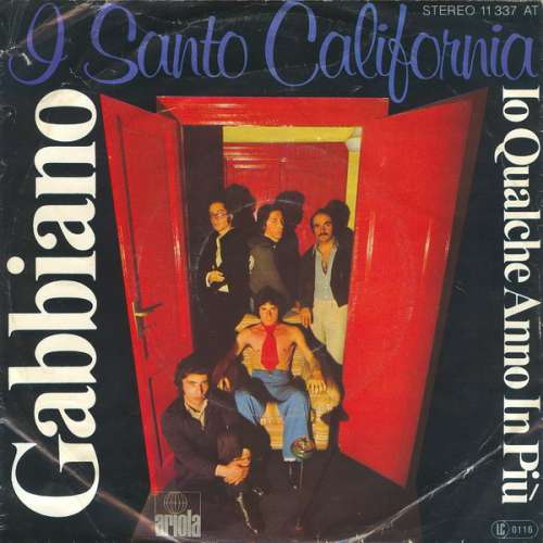 Cover I Santo California - Gabbiano (7, Single) Schallplatten Ankauf