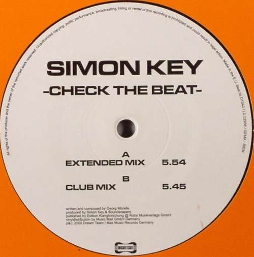 Cover Simon Key - Check The Beat (12) Schallplatten Ankauf