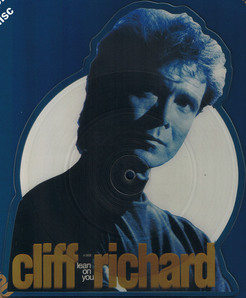 Cover Cliff Richard - Lean On You (7, Shape, Ltd, Pic) Schallplatten Ankauf