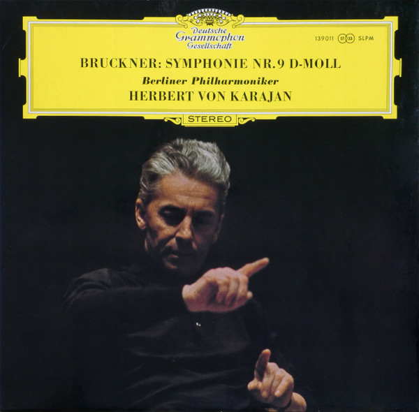 Cover Bruckner* - Berliner Philharmoniker, Herbert von Karajan - Symphonie Nr. 9 D-moll (LP) Schallplatten Ankauf